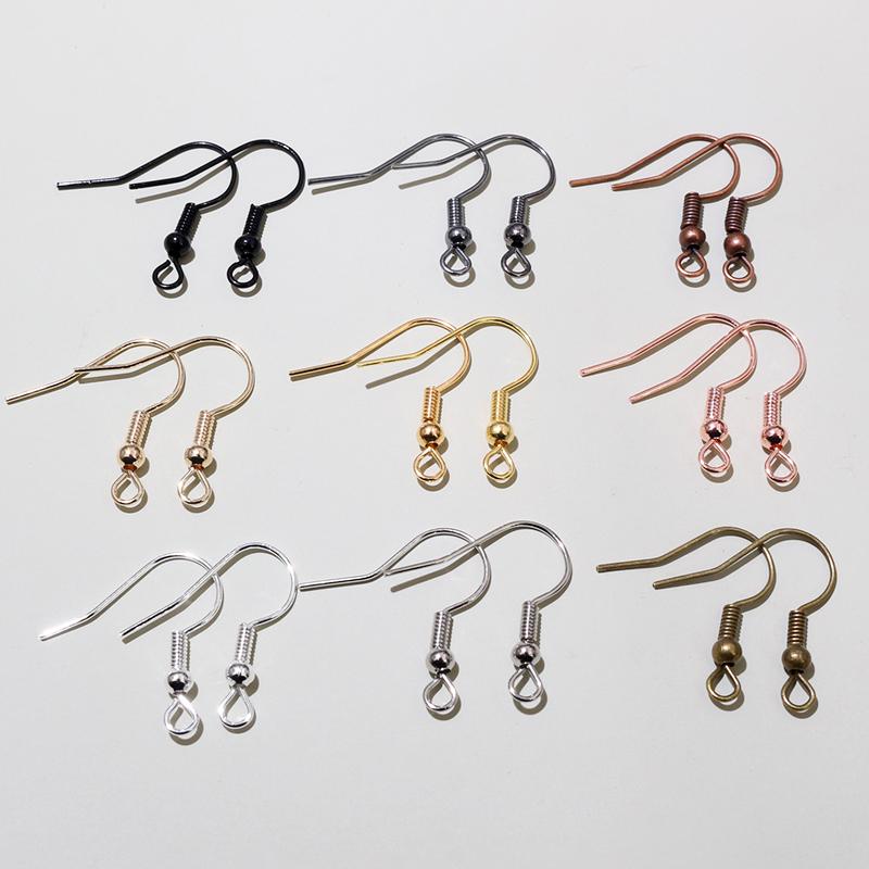 Ear Hooks 100pcs 20*17mm Earrings Clasps Findings Earring Wires For Jewelry Making Supplies Wholesale