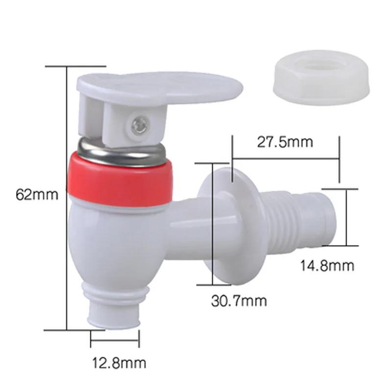 

2PC Universal Plastic Water Dispenser Faucet Tap Replacement Home Essential Drinking Fountains Parts червоний