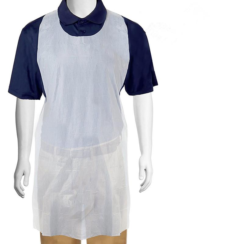 100 шт. Одноразовый парикмахерский фартук Накидка для стрижки волос Салон Парикмахер Накидки для стрижки волос Халат Парикмахерская накидка Ткань Взрослый белый