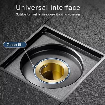 Sink Strainer with Backflow Preventer Multifunctional Bathroom Drain Strainer Brass Rubber for Clean Efficient Drainage