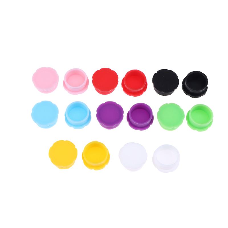 12/16/18 Pcs 3/5Ml Glass Vials Protective Vial Caps For Insulin Bottles Leak-Proof Dust-Resistant Lids Cover For Flip Off Caps