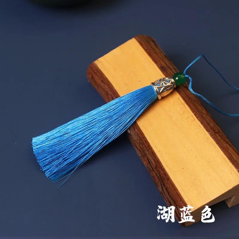 5pcs/Pack 10cm Multicolor Cotton Silk Tassel Cords Brush for Earrings Charm Pendant Tassel Fringe DIY Jewelry Making