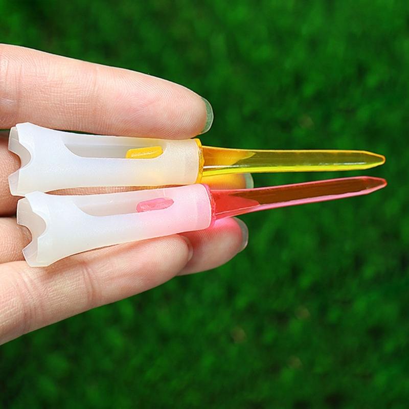 50Pcs/pack Golfs Tees Golfs Plastic Tees Golfs Base Support Tees Golfs Tees Driver Training Accessory Golfs Holder Set