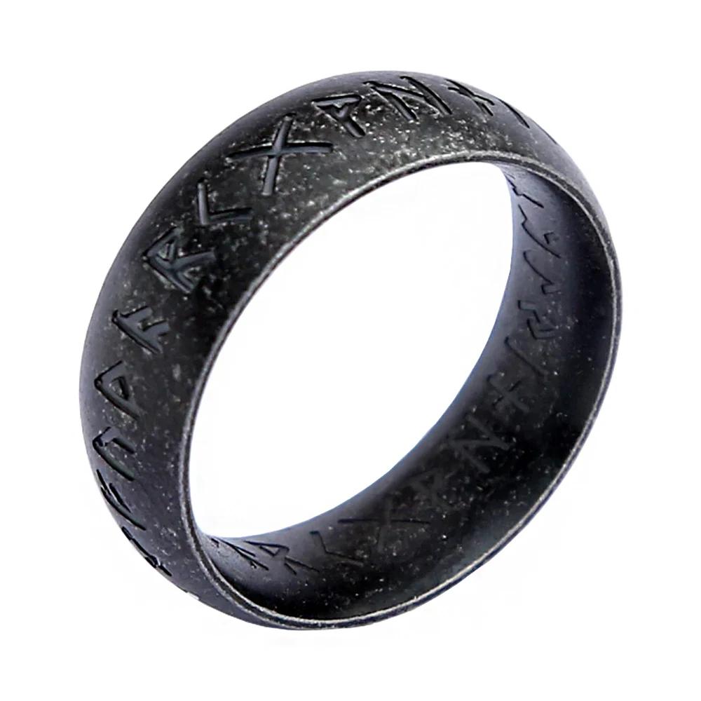 Винтажное кольцо с рунами викингов из нержавеющей стали для мужчин, скандинавский Валькнут, кельтский узел, ювелирное изделие, подарок, амулет, модный 9