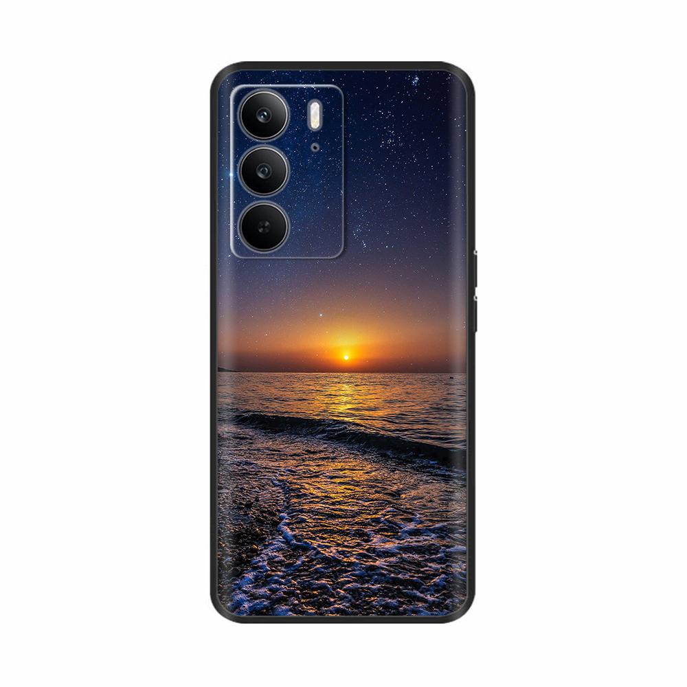 Für Realme 14x 5G Hülle Mode Blume Cartoon Weiches Silikon Rückabdeckung Für Oppo Realme 14x 5G 14 X Handyhüllen Schutzhüllen