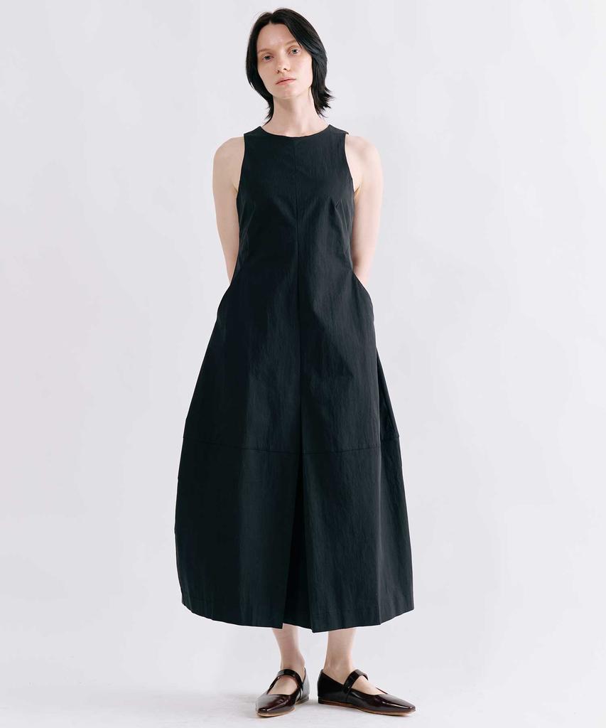 Smith Armor Abella Sleeveless Balloon Long Dress_Black