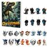 Exquisite Christmas Gift Box Dragon Advent Calendars 2026, 24 Days Countdown Calendar with Acrylic Hanging Ornaments Ornaments, Collectible