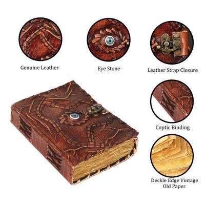 Livre de sorts des pages d’ombres grimoire journal en cuir hoccus poccus vintage fait à la main sorts antiques livres de sorcellerie livre de croquis cadeau pour lui
