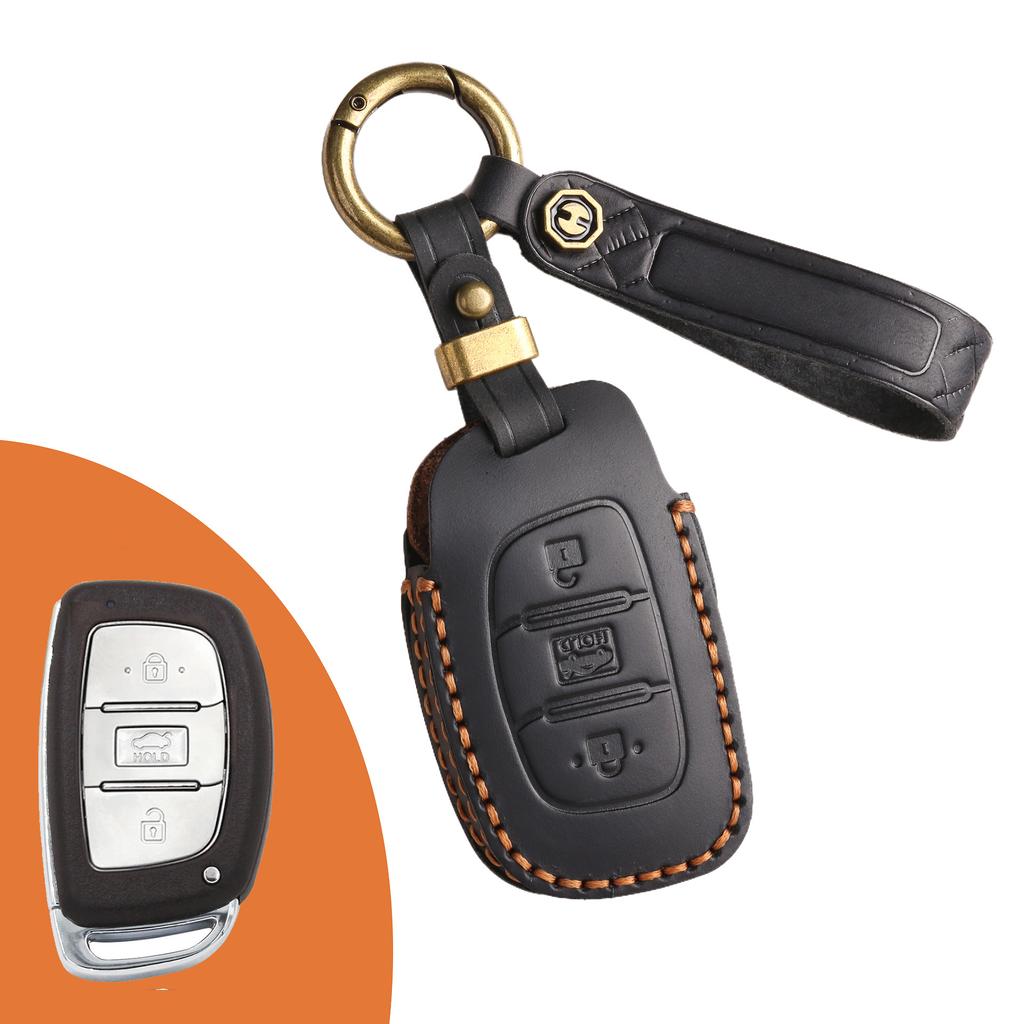 Anwendbar auf Peking Hyundai Lead Schlüsselsatz ix35 Langming Bild ix25 Rena Elantra Autoleder Rindsleder