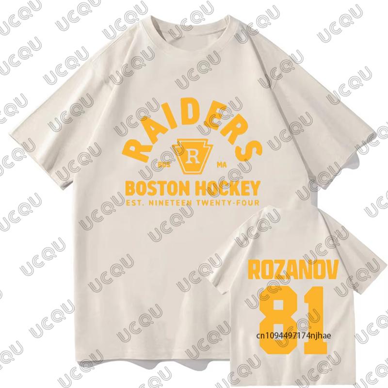 Llya Rozanov 81Bos Raiders Trička TV Horký Rivalita Potisk Dámské Bavlněné Tričko Letní Krátký Rukáv Módní Streetwear Unisex Top