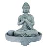Buddha Incense Holder Figurine Zen Stand Craft Ornament for Shelf Tabletop Living