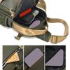 Waterproof Multi-Pocket Sling Bag for Men Anti-Theft Chest Bag with Port Casual Sports Crossbody Bag for Hiking Travel Outdoor
