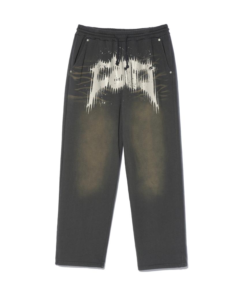 CRITIC Spray Dyeing Set Up Sweatpants Charcoal