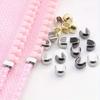 60pcs #5 U-Shape Zipper Sliders, Anti-Detachment Repair Kit for Bags & Clothing, Mixed Lengths DIY Fix