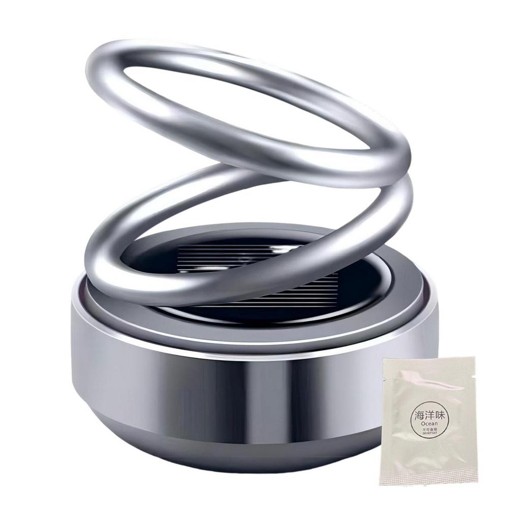 

Автомобильный освежитель воздуха на солнечной батарее, автомобильная ароматерапия, вращение на 360 градусов, парфюмерный ароматизатор, авто ароматизатор, аксессуары для интерьера автомобиля