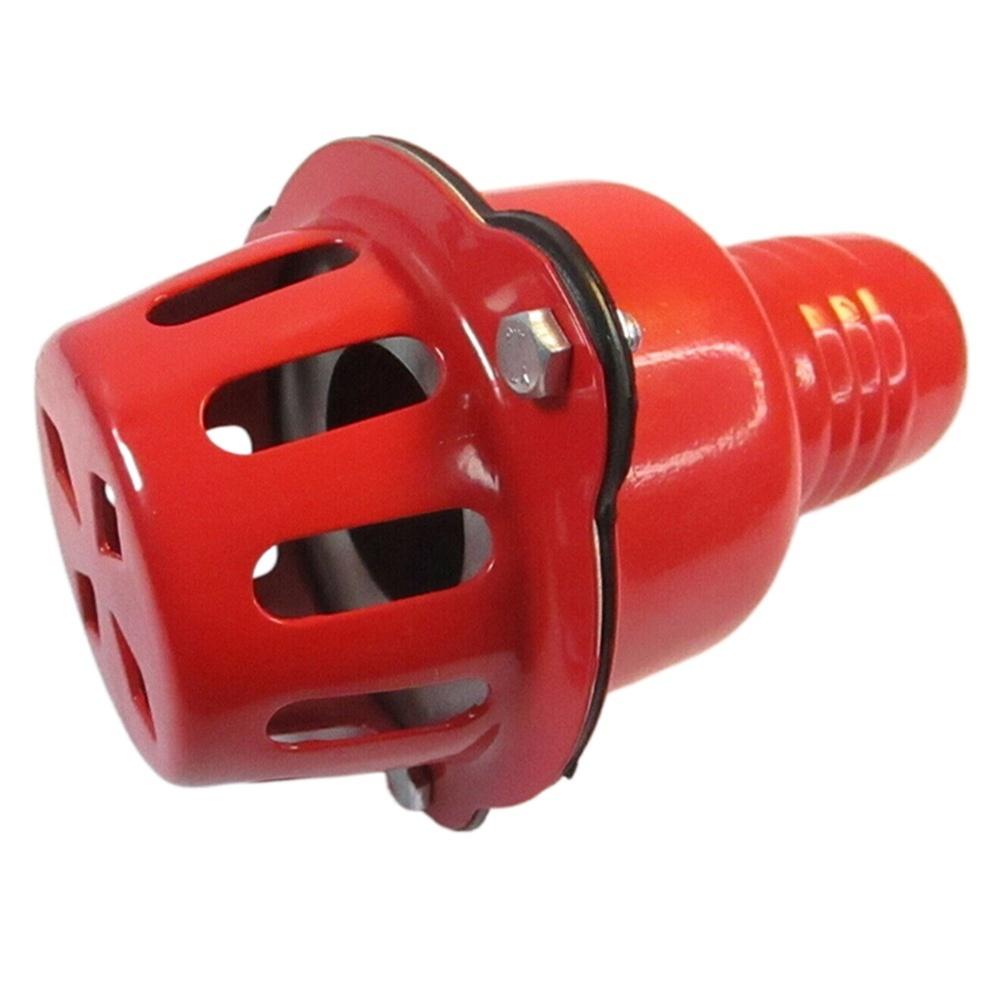 2/3Inch Red Water Pump Strainer Bottom Check Valve Fit For Engine Metal Water Pump Foot Valve Backflow Preventer