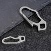 Durability Alloys Keychains Clip Carabiner with Bottle Openers Tool Compacts Carabiner for Outdoor Activity