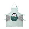 Style Cartoon Polyester Apron Sleeveless Kitchen Cooking Oil Proof For Use Home