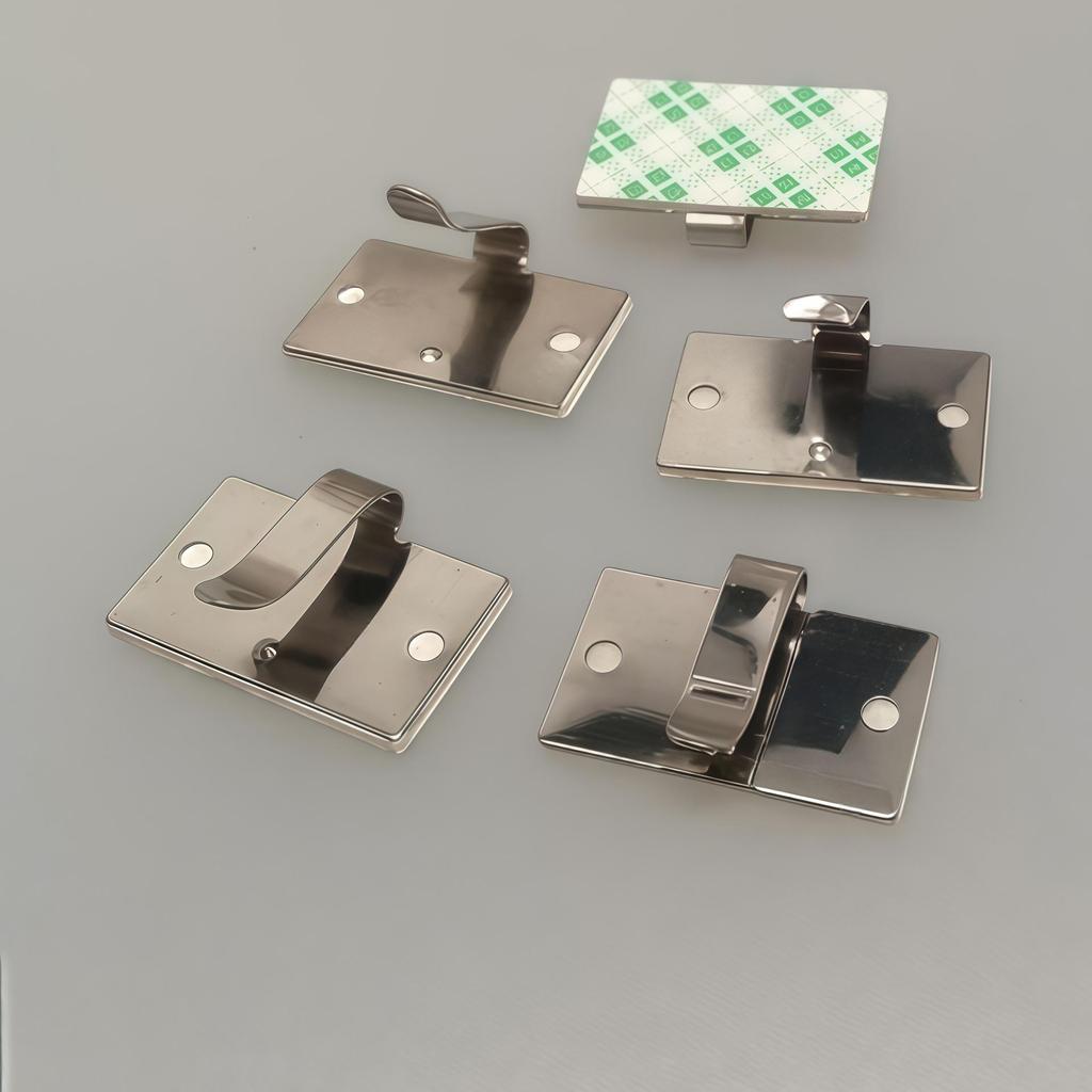 Self-Adhesive Stainless Steel Cable Organizer Clip