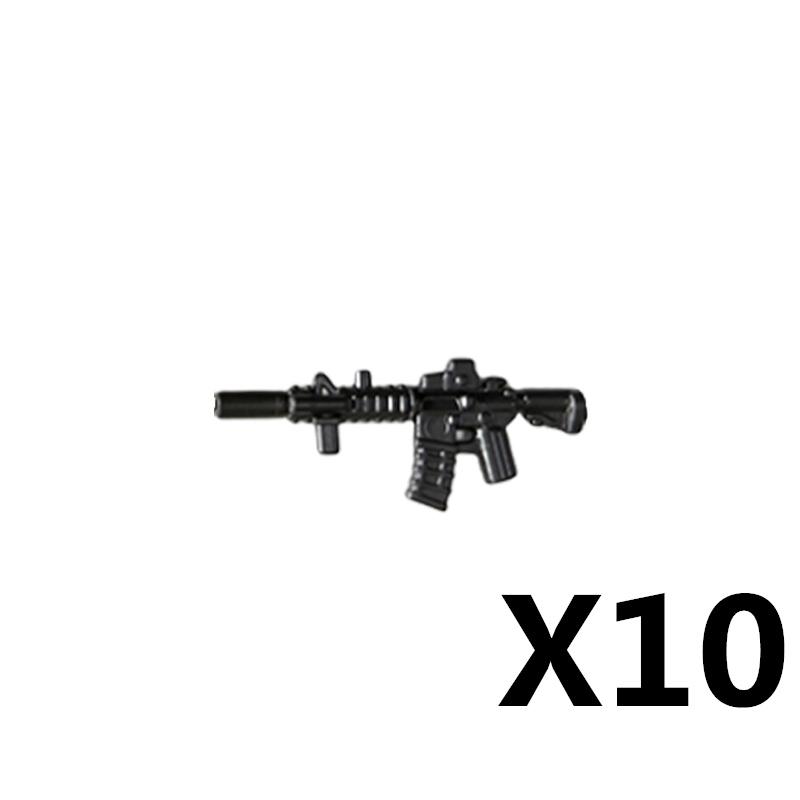 Vojáci Figurky Zbraně Stavebnice Pistole Poposha MP40 Puška AK74 Raketomet Kulka Plamenomet Hračky Dárek T051