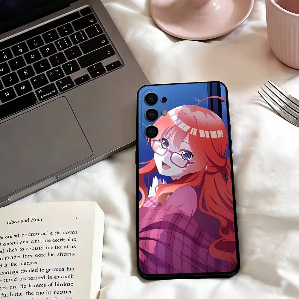 Itsuki Anime N-Nakano Phone Case Black Silicone Soft For Samsung S25,S24,S21,S22,S23,S30,Ultra,S20,Plus,Fe,Lite