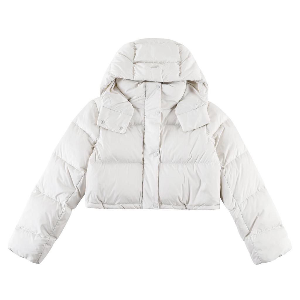 High version Lulu down jacket five-grid bread jacket short four-grid cloud three-grid puff men's and women's jacket