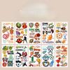 10 Cartoon Luminous Football Tattoo Stickers for Party Decoration of The World Cup on Children's Arms - Water Transfer Tattoo Stickers