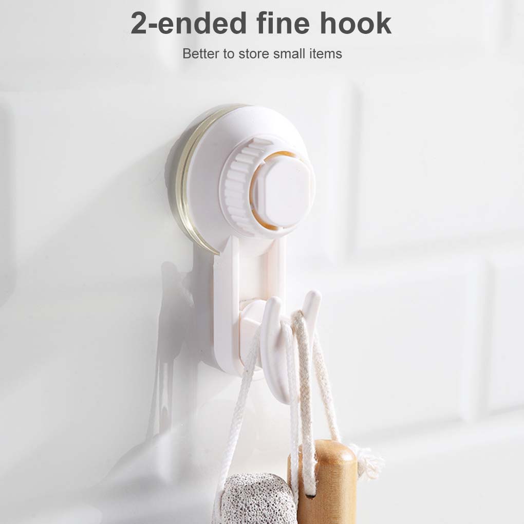 RecabLeght Suction Cup Coat Hook Adjustable Dual Use Wall Bathroom Hook For Home Kitchen Rack Hanger Clothe Towel Hanging Holder