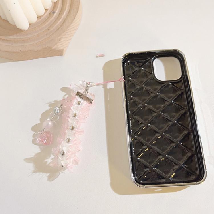 Acrylic Butterfly Pendant Keychain Personalized Bow Phone Chain Ribbon Keyring