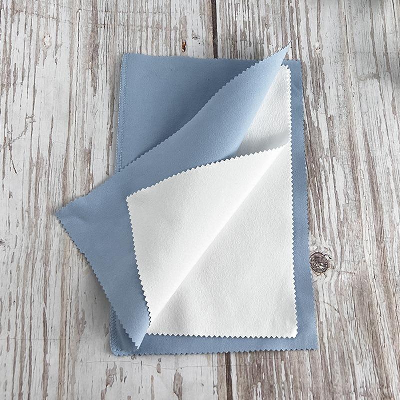 Sterling Silver Polishing Cloth Set Jewelry Cleaning Cloths Soft Wipe Wiping Cloth Keep Jewelry Shining Tools