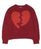 KATER Broken Heart Knit - Burgundy