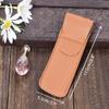 Vintage Frosted Pu Leather Flap Pen Case High-End Fountain Pen Protective Sleeve Large Capacity Double Set Of Pen Case