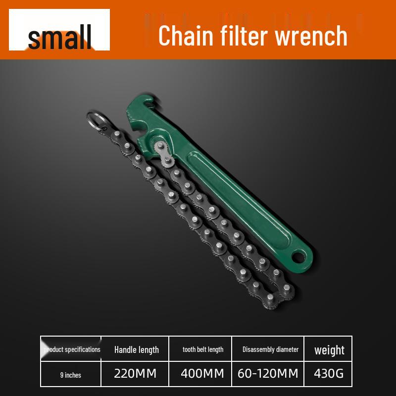 Regulowany antypoślizgowy klucz do filtrów oleju z trzema szczękami do wkładów oczyszczaczy wody