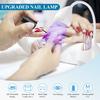 Saviland Akumulatorowa Lampa LED do Paznokci 36W Mini Lampa UV do Paznokci Żelowych z Pędzelkiem do Paznokci Lampa Błyskawicznego Utwardzania Żelu do Przenośnej Lampy UV do Domowego Manicure