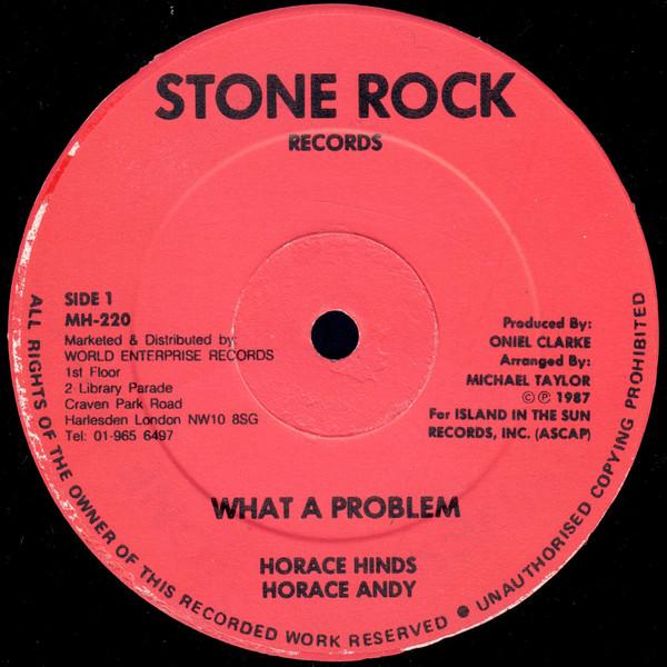 

12inch Record HORACE ANDY What A Problem MH220 Stone Rock 1987 UK Reggae Ska Dub Used