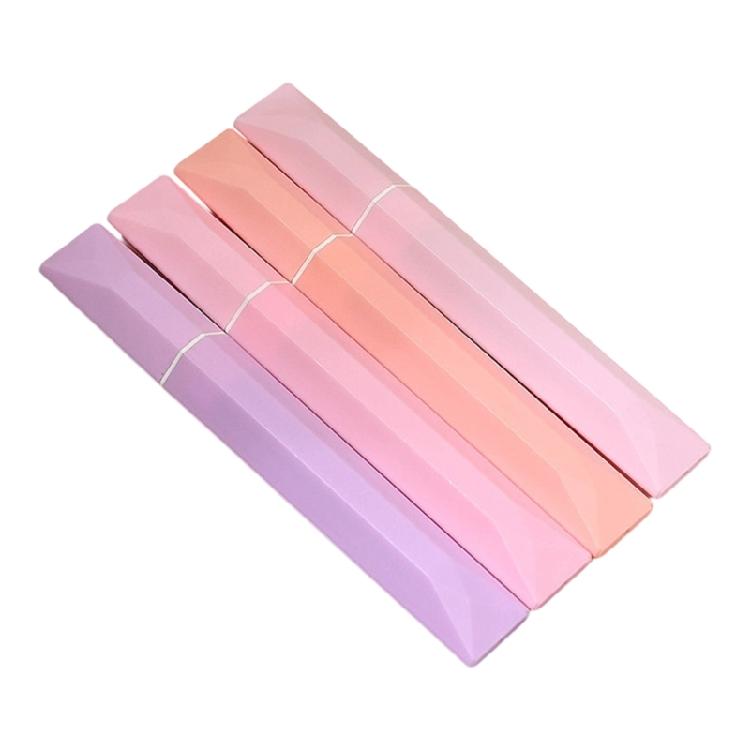 4 Pieces Ergonomic Grip Highlighter 4 Color Soft Chiseled Tip Highlighter Marker for Scrapbooking Journal Card Making