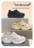 Women's Non-Slip Thick Sole Beach Sandals – Summer Closed-Toe, Height-Increasing Dad Sandals