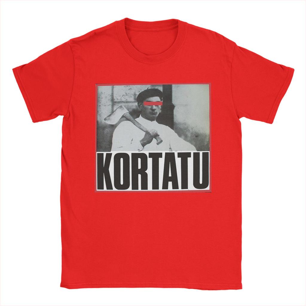 Unisexs Band Kortatu Event T Shirts Pure Cotton Clothes Vintage Short Sleeve O Neck Tees Plus Size TShirt