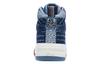 LiNing The Domain Line Execute Anti-Slip Wear-Resistant High-Top Skateboard Shoes Slate Blue AGCR431-5