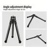 Lightweight Carbon Fiber Mini Tripod For Mobile Camera DSLR 1/4 Inch Screw Stable Base Phone Stand Mount