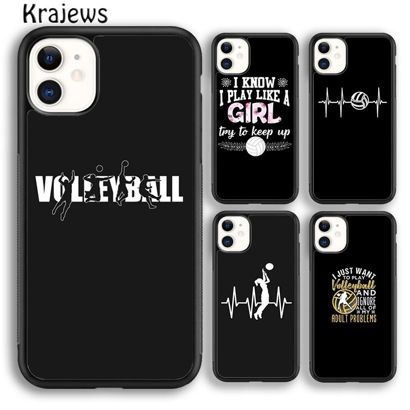 Play Volleyball Ball For iPhone 17 Air 16 Phone Case Cover 15 14 Plus 12 13 Pro Max Coque Shell Fundas