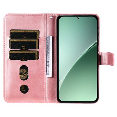 For Xiaomi 15 Pro Case Zipper Wallet Calf Texture PU Leather Phone Cover