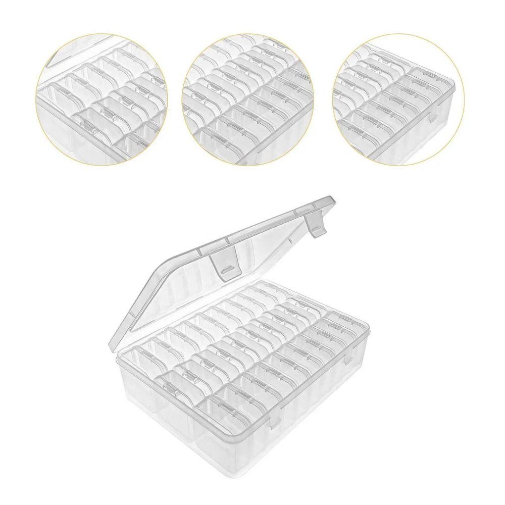 Multiple Grid Jewelry Storage Case DIY Necklace Storage Container  Earrings