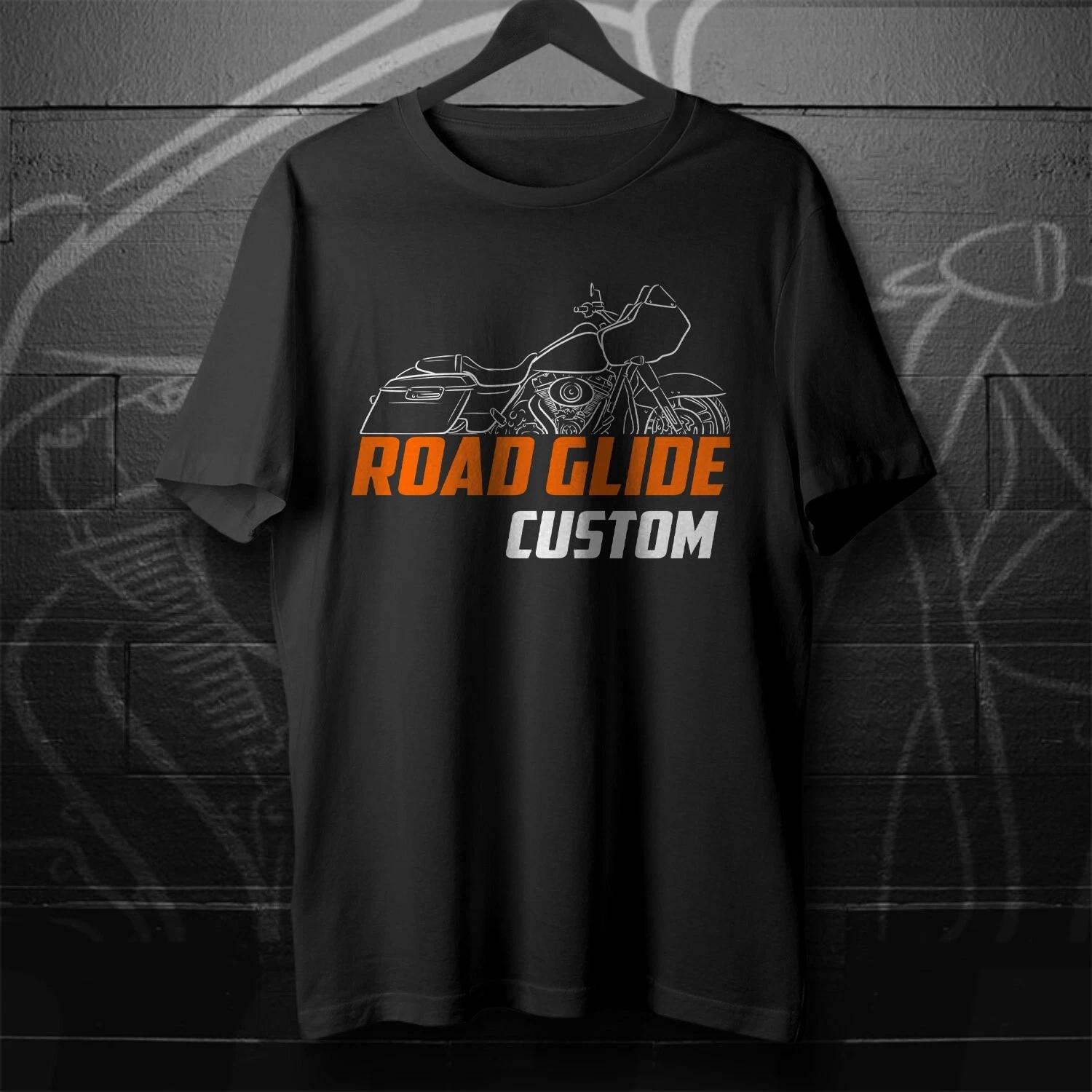 Men s and Women s T-shirts For Harley-Davidson Road Glide Custom FLTRX 2010-2024- Motorcycle S