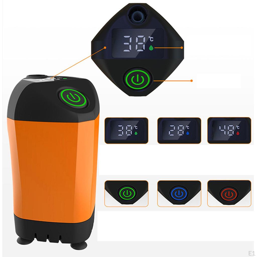 Portable Shower with Hose, Electric Outdoor Handheld Versatile Digital Display for Pet