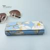 Daily Eyeglass Storage Organizer Magnetic Glasses Case, with Closure, Embroidered Hard Shell Portable Reading Box for Sunglasses And Myopia Spectacle