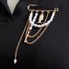 Übertriebene Mehrfachquasten Broschen Kleidung Accessoires Mode Liebesherz Retro Metall Pin Schmuck Accessoires