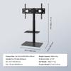 TV Stand Mount Swivel Universal TV Stand for 32-65 In TVs Adjustable Height