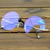 Round Reading Glasses Men Women Portable Rimless Reading Glasses +0.75 +1 +1.5 +1.75 +2 To +4