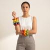 Fashion Resin Simulation Fruit Bracelet Beaded Elastic Rope Beads Bracelet Multi-color Y2K Summer Bohemian Jewelry Party